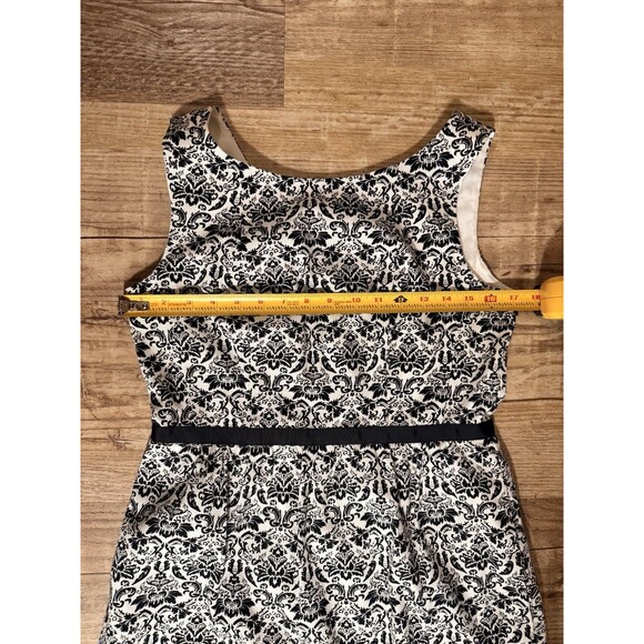 Ann Taylor LOFT Dress Black & White Sleeveless Lined Size 4 NWT - Picture 4 of 5